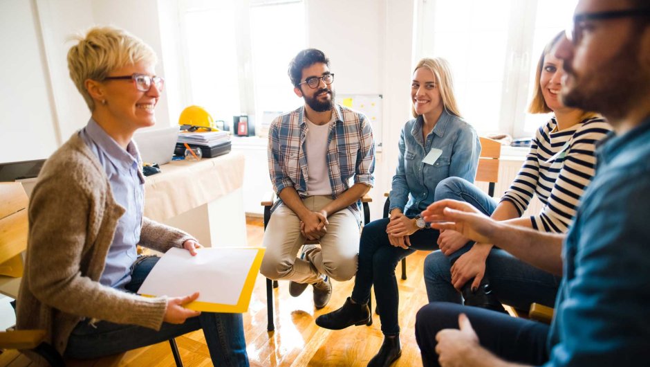 Group of people in a meeting